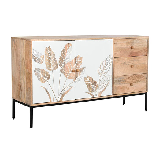 Mango Wood Sideboard DKD Home Decor Natural Black/White
