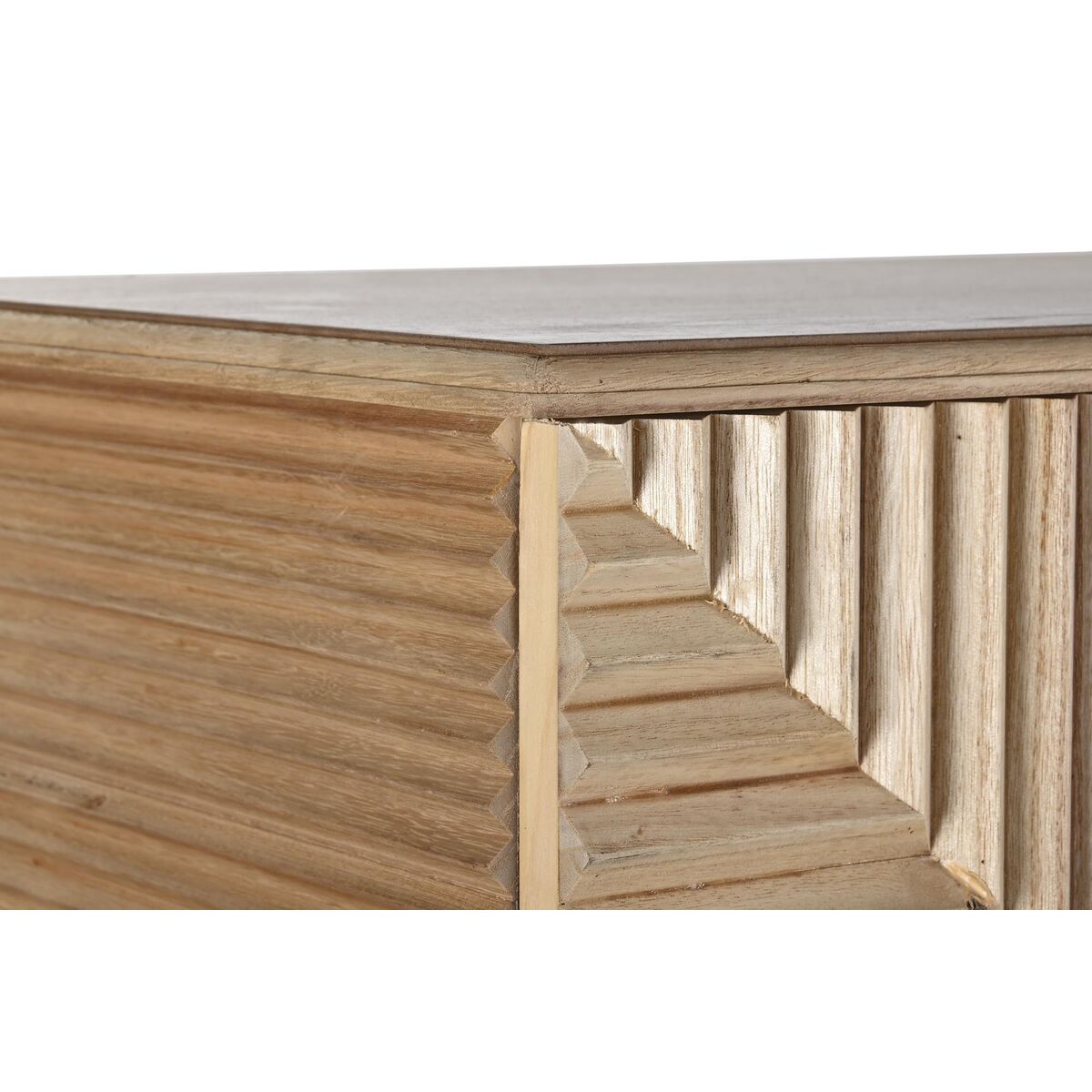 Golden Light Brown Scandi Wooden Cabinet