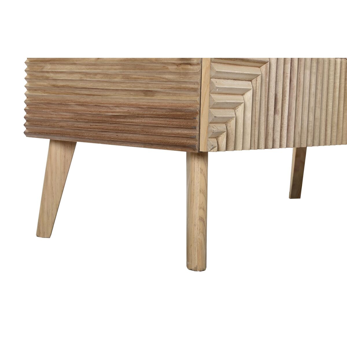 Golden Light Brown Scandi Wooden Cabinet