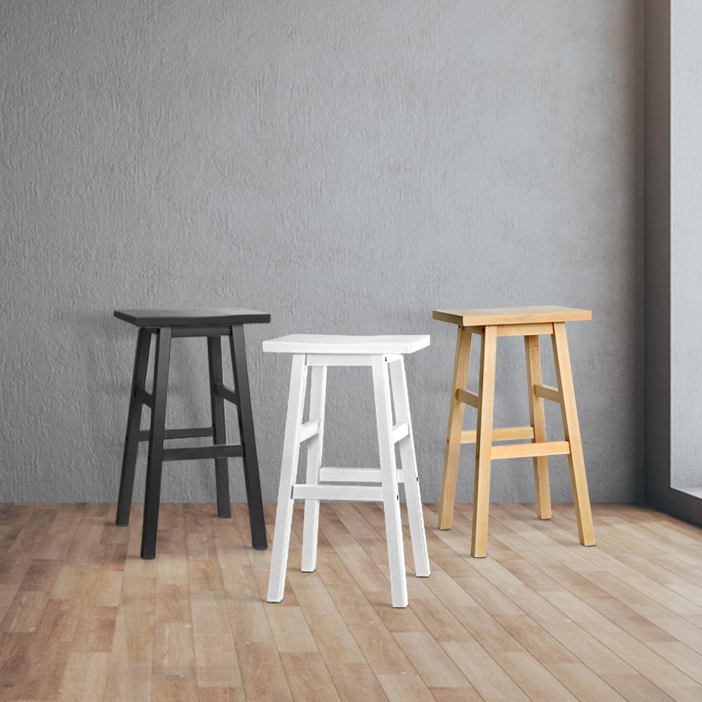 Natural Wooden Kitchen Counter Stools
