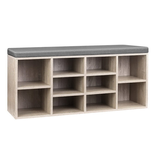 Artiss Bench Wooden Shoe Storage Rack