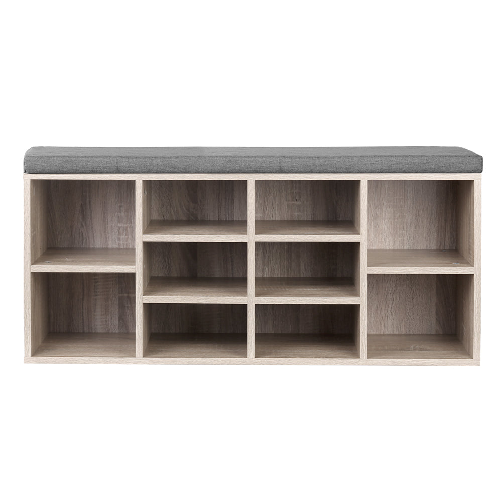 Artiss Bench Wooden Shoe Storage Rack