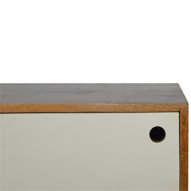 Mango Wood Nordic Media Unit