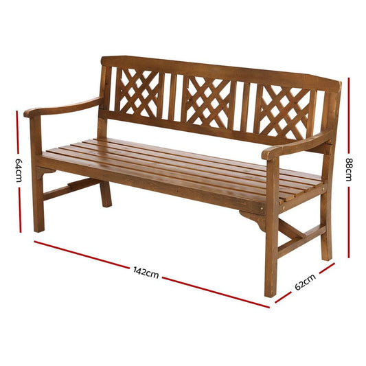 Fir Wood Garden Bench