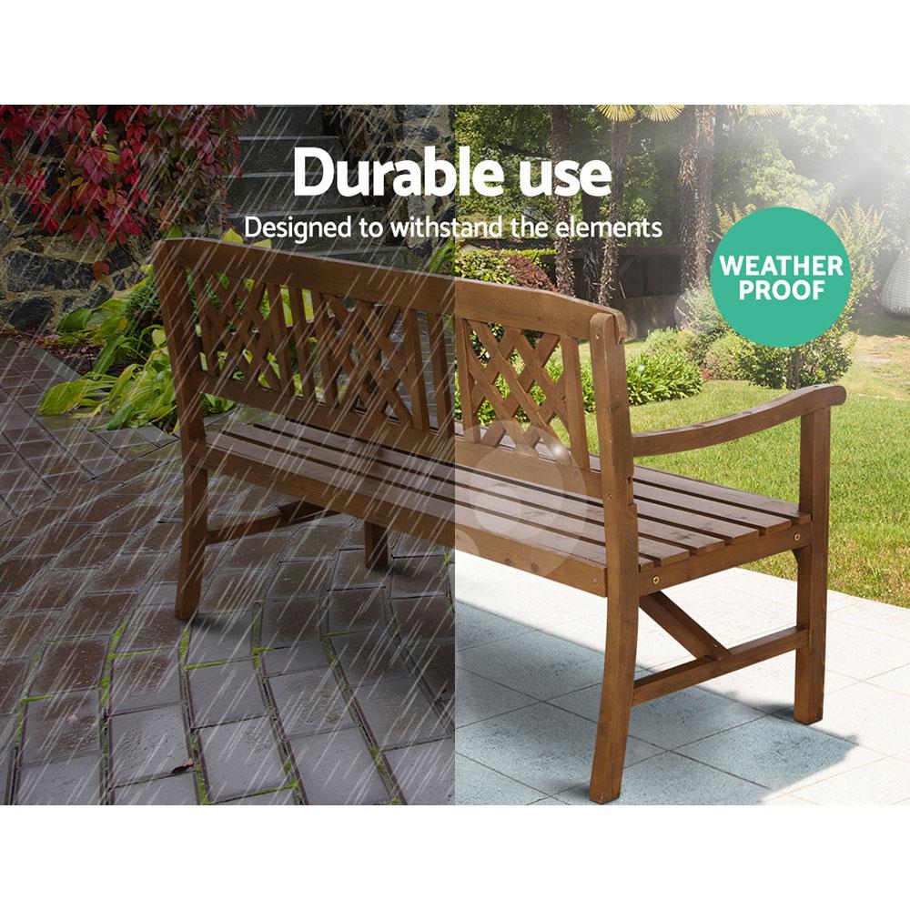 Fir Wood Garden Bench