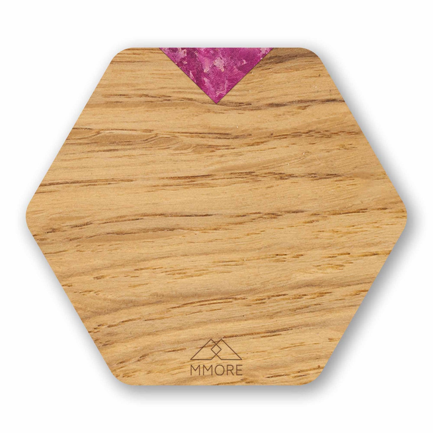 Oak Wood Handcrafted Coasters