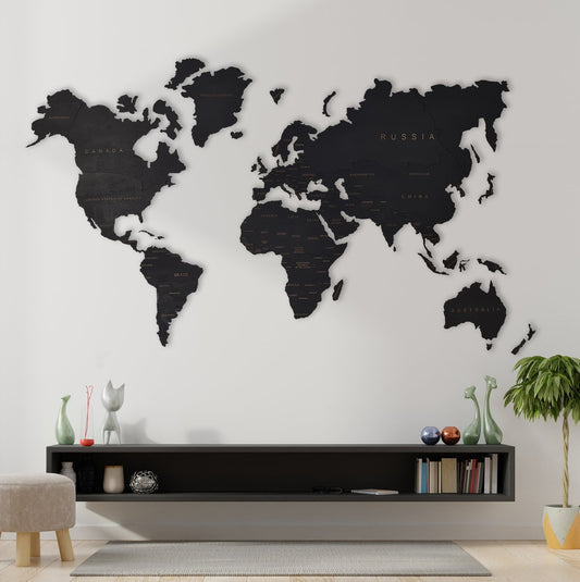 Grain & Globe Wooden Wall Art