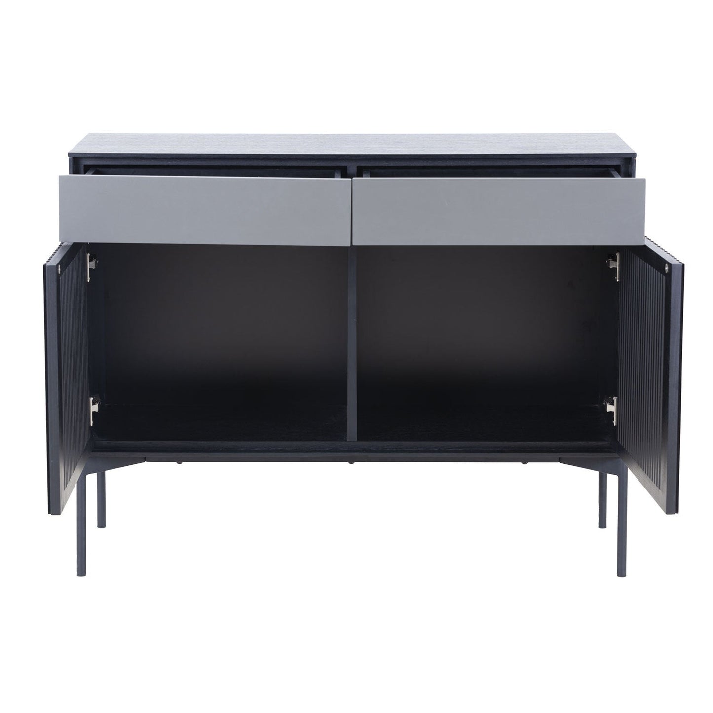 Mid Century Wooden Sideboard Buffet Table Storage Cabinet