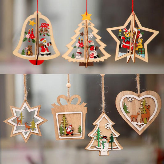 Wooden Christmas Ornaments