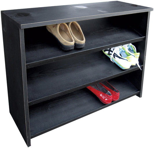 Turquoise Hard Wood Shoe Rack